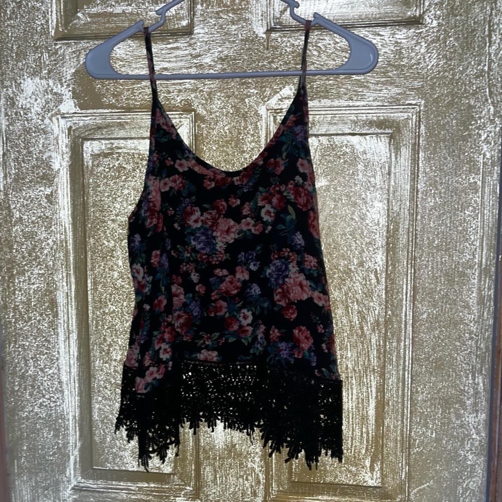 floral tank top